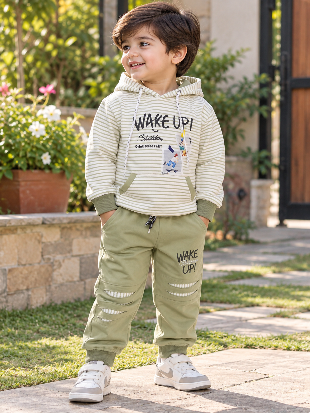 Boys Wake Up Premium Winter Tracksuit