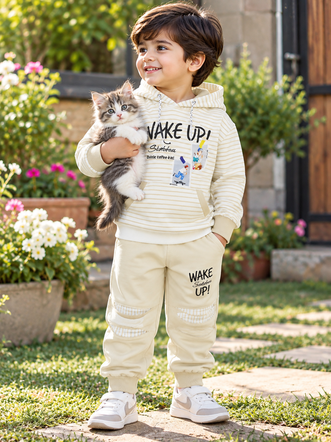 Boys Wake Up Premium Winter Tracksuit