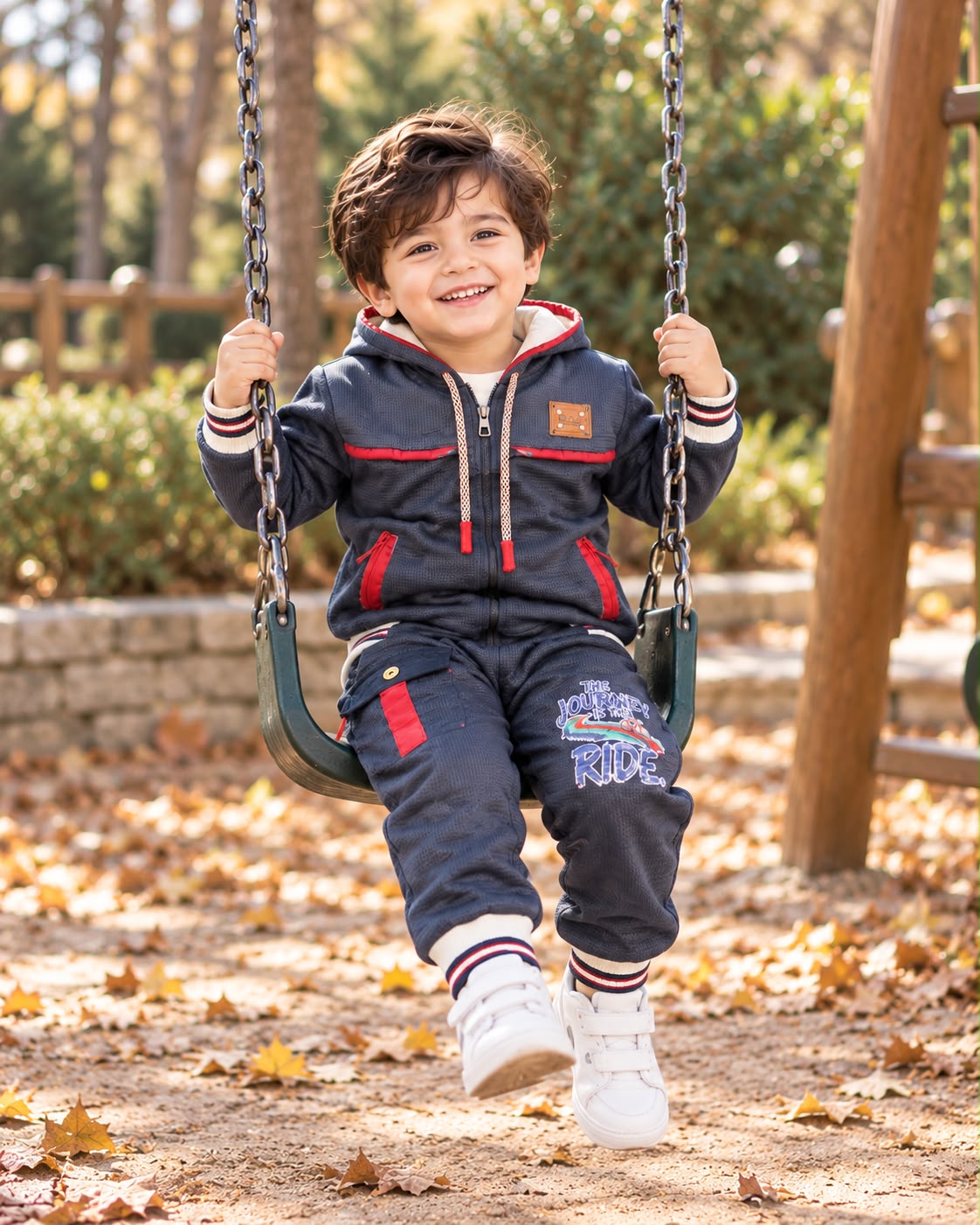 Boys Premium Zip-Up Tracksuit – Winter Collection