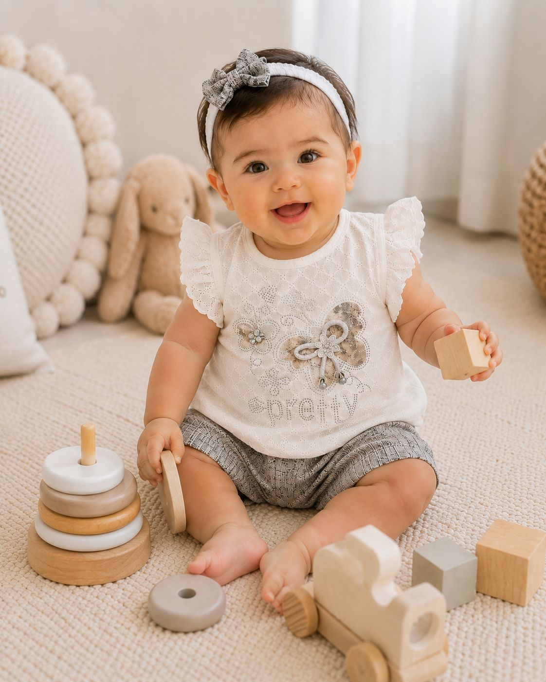 Munchkins Butterfly Dream Lace Co-Ord Set